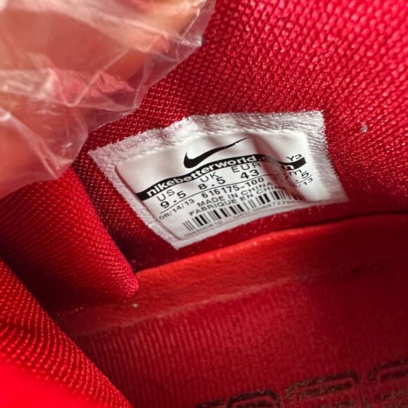 Nike LeBron XI 11 Graffiti Multicolored Red 616175-100 Rare Shoe Men's Size 9.5 - Picture 8 of 8